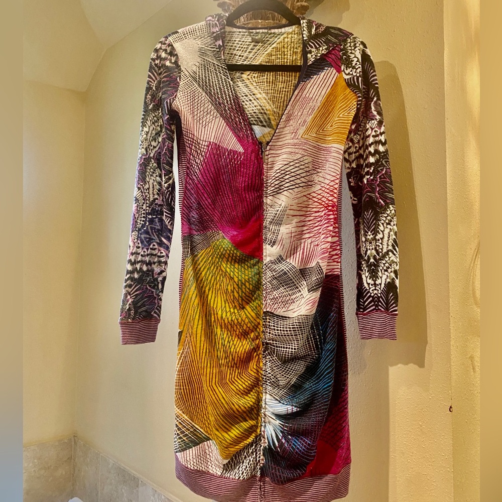 Gorgeous Custo Barcelona Vintage hoodie Dress